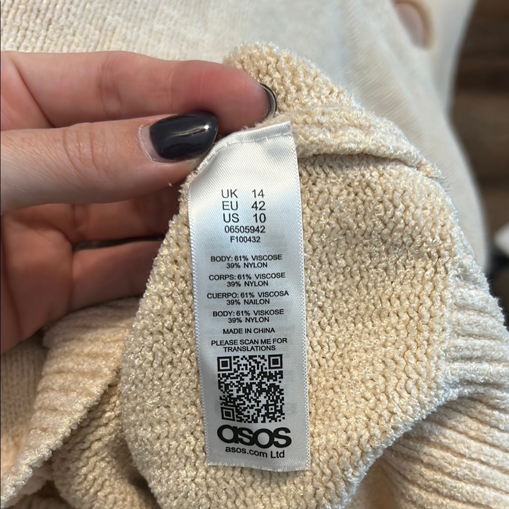 ASOS Beige Knit Sweater - Picture 5 of 5